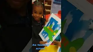 Air transport activity, kids love it❤️❤️