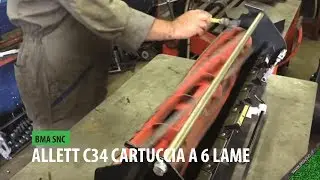 ALLETT C34 CARTUCCIA A 6 LAME - Operazione di lappatura e registro taglio