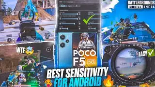 Best Sensitivity setting for Android🔥| Poco F5 90 Fps bgmi test ✅| Poco F5 Stills worth in 2025 ?