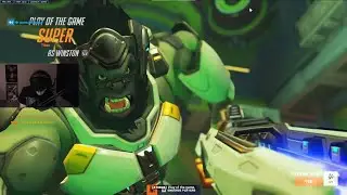 POTG! 19K DMG! SUPER INSANE WINSTON GAMEPLAY OVERWATCH 2 SEASON 11