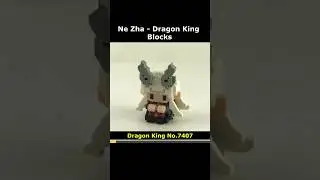 Ne Zha - Dragon King No.7407 Mini Blocks Preview #lego #brick #miniblock #nanoblock #block