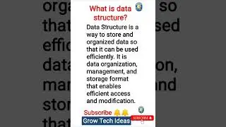 What is Data Structure ? Data Structure Meaning, Define of Data Structure Data Structure Definition?