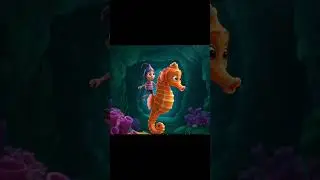 Magical underwater scene of the fish, queen of the dreamy blue depths. #aiads #fish #funny #fishing