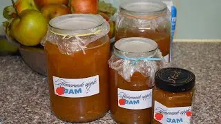 Homemade apple jam recipe using apples from my garden