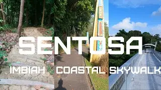 VIRTUAL RUN [4K] - Mount Imbiah to Fort Siloso Skywalk via Coastal Trail (Sentosa Singapore)