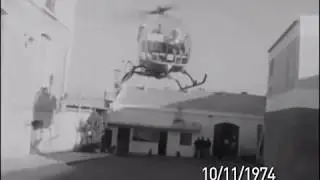 Bell 47 Crash 1974 rare footage