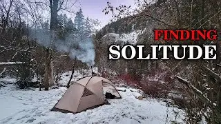Solo Winter Camping in the Rain and Snow with the Naturehike Massif 2-P ASMR (Reuploded Video V2)