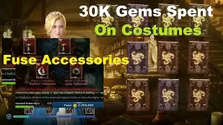 Darkness Rises: 30k Gems Spent on Costumes & Fusing Accessories