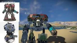 Space Engineers | Build Stream | Warhammer 40k | Warmaster Titan Mk 01 Part 02