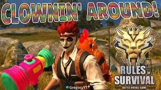 JUST CLOWNIN' AROUND | Grinding Grandmaster! | Rules of Survival Livestream!