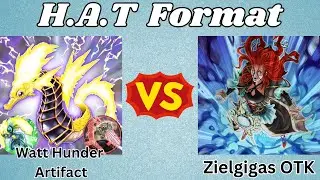 Watt Hunder Artifact Vs Zielgigas OTK! | HAT Format Replay Review! | (2014 Yu-Gi-Oh! WCQ)