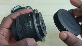 Canon EOS R50 : How to Protect Lens | Cover Back Side of the Lens with a Cap or Cover