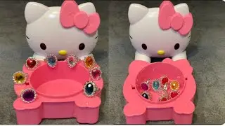 9 minutes Satisfying with Unboxing Hello Kitty Sanrio Ring Case Set | ASMR