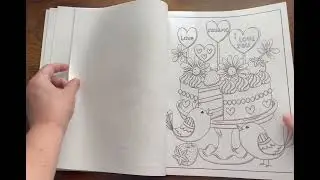 Cute&Sweet by Coloring Book Cafe coloring book flip 