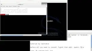 Kali Linux Welcome banner in Terminal hd720