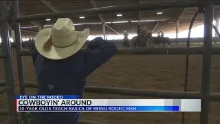Cowboyin' Around: 10-year old's teach basics on being rodeo cowboys