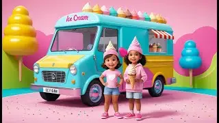 Ice Cream Van Color Fun | Fun Learning Song for Kids
