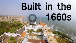 Historic Ghana's Fort Christiansborg (Osu Castle) - 4K Cinematic FPV