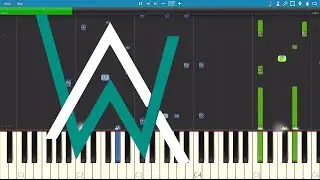 Alan Walker - All Falls Down - Piano Tutorial / Cover (ft. Noah Cyrus & Digital Farm Animals)