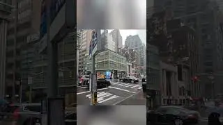 The View Close to Lexington Ave & East 58 St (On A Rainy Day) In Manhattan, As Seen On A Walk