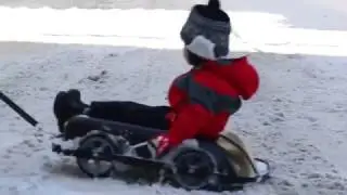 FlipSled - The Snow Sled with Wheels