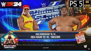 WWE 2K24 - Hulk Hogan vs Yokozuna - PS5