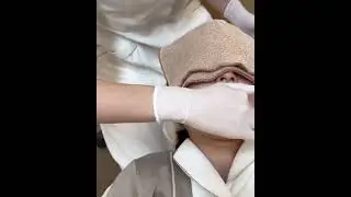 Cute girl in gloves