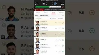 MI vs RR today match|| final team Toss ke bad