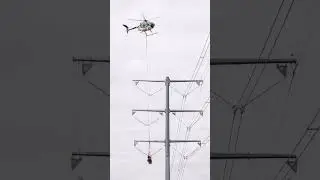 Hanging bundle blocks getting ready for that next wire pull 🚁 🏗 Credits @hlhaviation