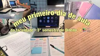 ✨ MEU PRIMEIRO DIA DE AULA DA FACULDADE 2022 *vlog realista* ✨📚⚖️