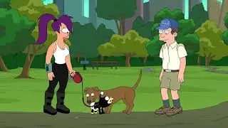 Nibbler At The Dog Park - NEW Futurama