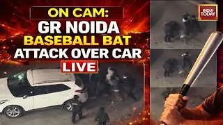 LIVE | Greater Noida Road Rage Horror | Man & Woman Brutally Beaten With Bats, 2 Arrested | LIVE