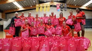 NSW Swifts & Share The Dignity team up for International Womens Day