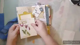 Hybrid Junk journal-tea-Merisa Lerin Pixel Scrapper-Creative Team Project