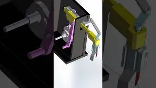 pick place #mechanism #machine #solidworks #3dprinting #simulation