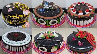 New Deferent Circle Shep Cake Designing Video Deferent Flower Cake Designing Birthday Cake