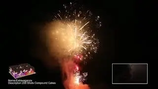 Extravaganza 200 Shot Compound Cake by Hallmark Fireworks