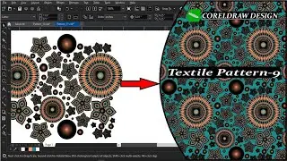 Coreldraw Tutorials | Textile Pattern Designed | CorelDRAW Pattern Design