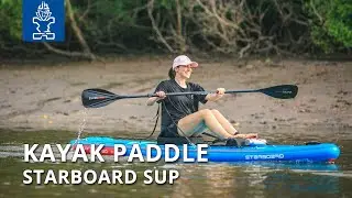 Starboard Kayak Paddle Conversion Set: Sit, Paddle, Enjoy