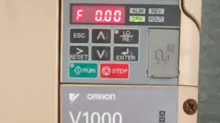 Yaskawa and Omron V1000 inverter parameter setting system.
