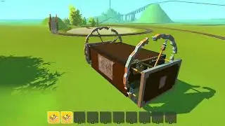 Scrap Mechanic: collapsable segmented wheels