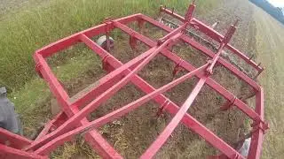 Gruberowanie Z perspektywy Kierowcy Zrywanie ścierniska 2017 New Holland T5050