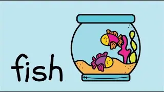 Learn the Letter F - Letter F Words for Kids - How to Write Capital and Lowercase F