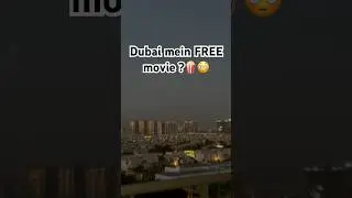 Open sky+FREE movie =JLT🎥🌙@S@Shamakevlogsshorts #vlogs #minivlog #dubai #trending #viral #trend