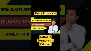 Software jobs in Pakistan #job #softwaredeveloper #artificialintelligence #jtechy