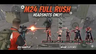HEADSHOT MACHINE 💀🎯 | M24 Sniping Legends 👑🔥M24 KILLS LIKE THIS 😈🎯