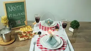 JANTAR ITALIANO: BRUSCHETTA, RAVIOLI E PANNA COTTA  #ccpah #palomasoares
