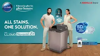 Lloyd Novante Washing Machine | IoT | 5D Wash | Ranveer & Deepika | Hindi | 25 Sec