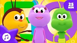 Learning at Home With Boogie Bugs Family Nursery Rhymes | Numbers, Shapes, Colors and More