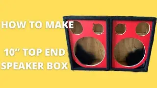 Two way 10&rdquo; mid range speaker box built